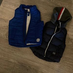 Toddler boy puffer bundle: gap size 3 and HM size 2-4